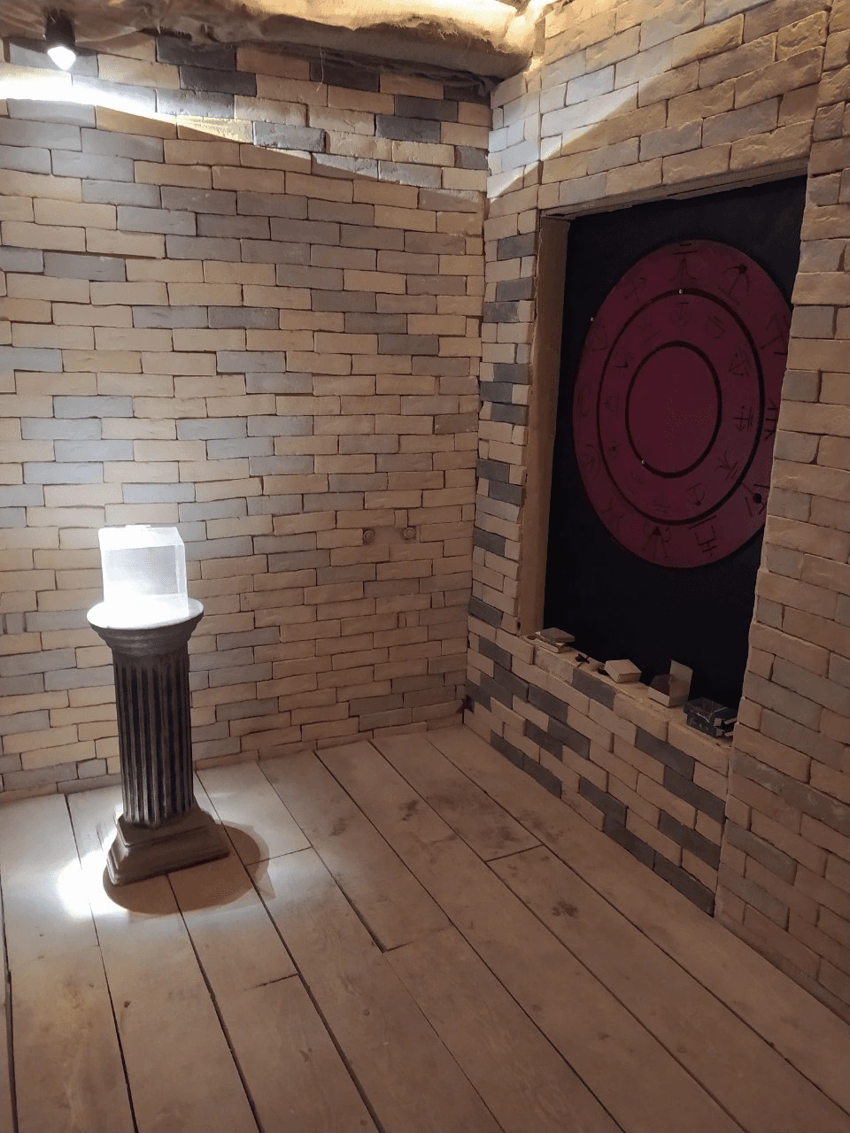 The gold trap room
